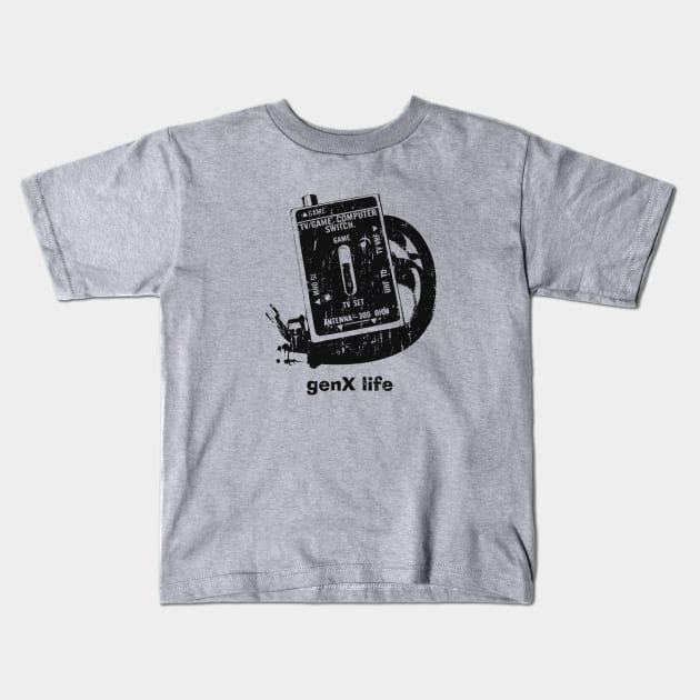 Game Switcher Kids T-Shirt by genX life